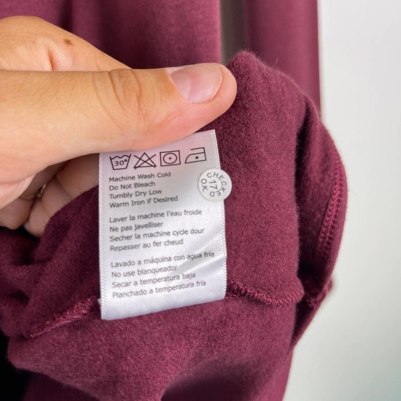 Tasc Performance Red Burgundy Quarter Zip Pullover Sweatshirt Men's Size XXL - Picture 6 of 9